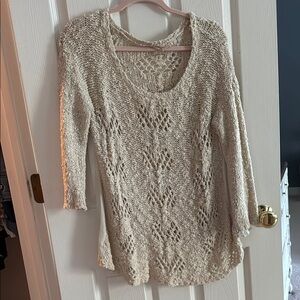 Cream Knit Sweater